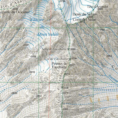 Gran San Bernardo, Valle di Ollomont 1:25.000 Preview 3