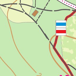 Törökmező turista-, biciklis térkép; tourist biking map Preview 2