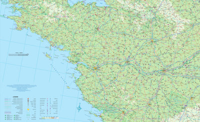 Pays de la Loire (France) 1:600,000 (ITMB) Preview 1