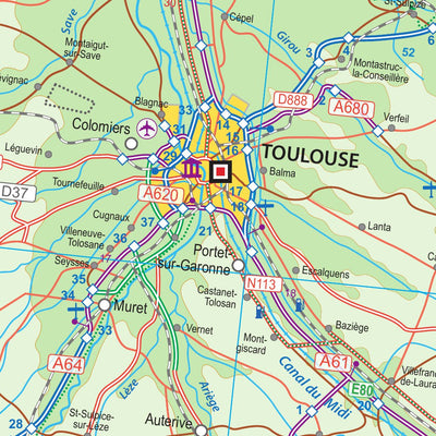 Nouvelle-Aquitaine (France) 1:600,000 (ITMB) Preview 3