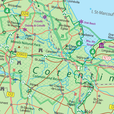 Normandy (France) 1:600,000 (ITMB) Preview 3