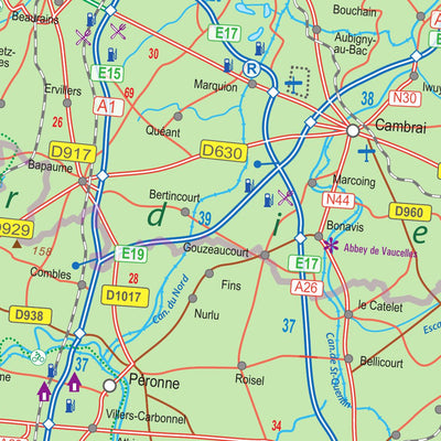 Hauts-de-France (France) 1:600,000 (ITMB) Preview 2