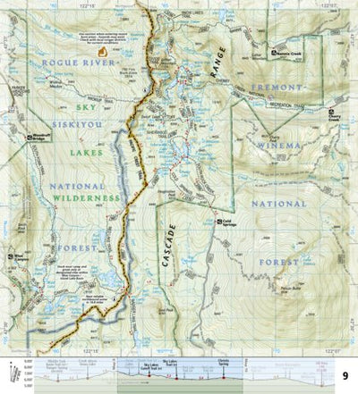 1005 PCT Oregon South (map 09) Preview 1