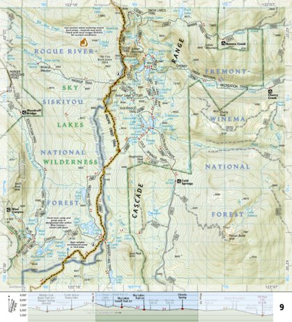 1005 PCT Oregon South (map 09) Preview 1