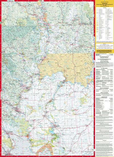 Okanogon - Columbia River Basin Recreation Map Preview 1