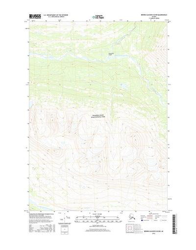 Bering Glacier D-8 NW, AK (2016, 25000-Scale) Preview 1