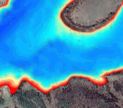 Інгул річка. Софіївське водосховище. (Миколаївська область) Карта глибин. (Package) Preview 3