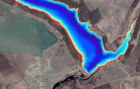 01. Інгул річка. Софіївське водосховище. (Миколаївська область) Карта глибин. Preview 1
