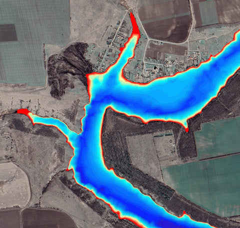 02. Інгул річка. Софіївське водосховище. (Миколаївська область) Карта глибин. Preview 1