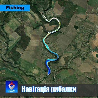Касперівське водосховище. (Тернопільська область). Карта глибин. (Package) Preview 1