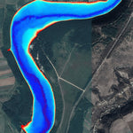01. Касперівське водосховище. (Тернопільська область). Карта глибин Preview 1