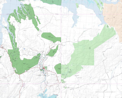 Getlost Map SD5215 AUVERGNE Australia Touring Map V15a 1:250,000 Preview 1