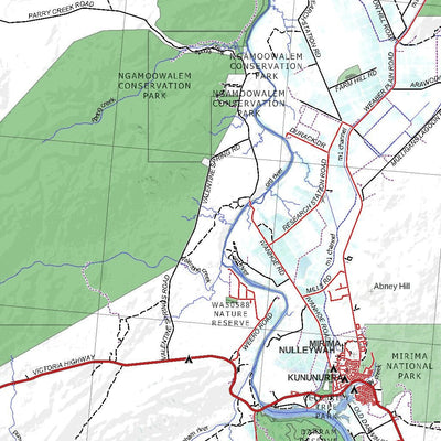 Getlost Map SD5215 AUVERGNE Australia Touring Map V15a 1:250,000 Preview 3