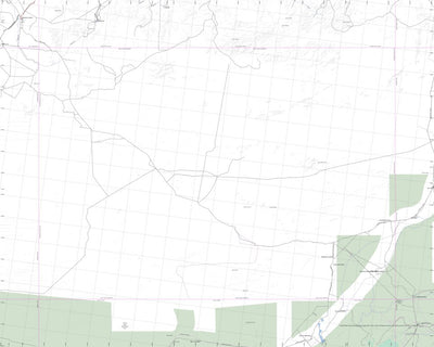 Getlost Map SE5213 MOUNT BANNERMAN Australia Touring Map V15a 1:250,000 Preview 1