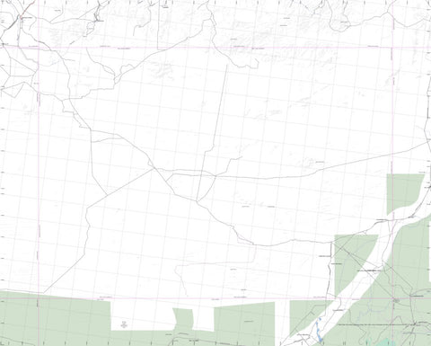 Getlost Map SE5213 MOUNT BANNERMAN Australia Touring Map V15a 1:250,000 Preview 1