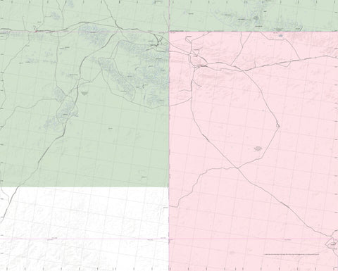 Getlost Map SG5211 MANN Australia Touring Map V15a 1:250,000 Preview 1