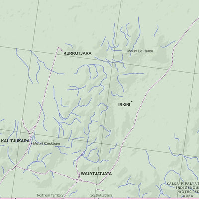 Getlost Map SG5207 PETERMANN RANGES Australia Touring Map V15a 1:250,000 Preview 3