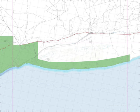 Getlost Map SI5201 BURNABBIE Australia Touring Map V15a 1:250,000 Preview 1