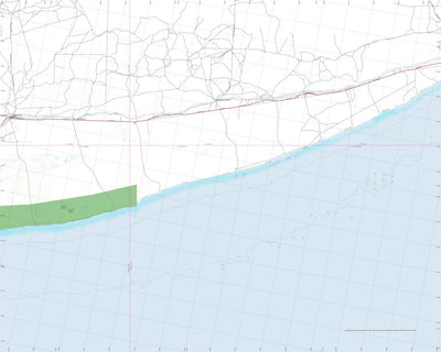 Getlost Map SI5202 NOONAERA Australia Touring Map V15a 1:250,000 Preview 1