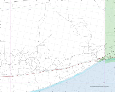 Getlost Map SH5214 EUCLA Australia Touring Map V15a 1:250,000 Preview 1