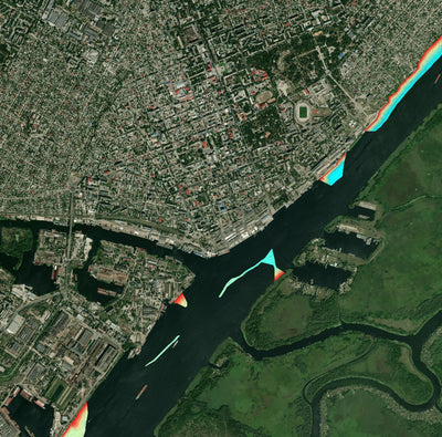 16. Річка Дніпро (м.Херсон - Дельта Дніпра). Карта глибин Preview 1