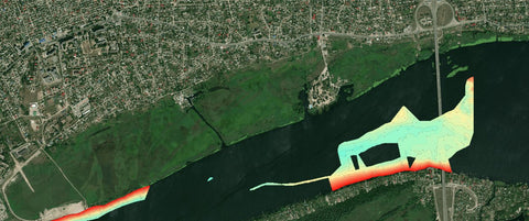 14. Річка Дніпро (м.Херсон - Дельта Дніпра). Карта глибин Preview 1