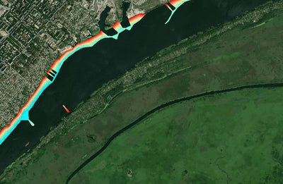 15. Річка Дніпро (м.Херсон - Дельта Дніпра). Карта глибин Preview 1