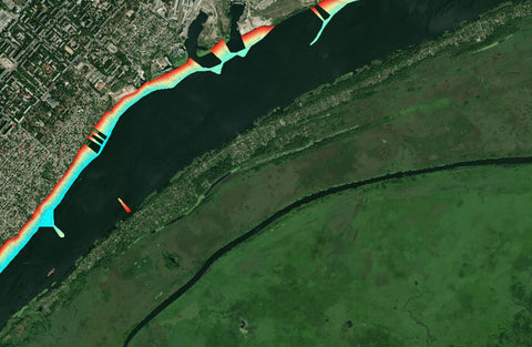 15. Річка Дніпро (м.Херсон - Дельта Дніпра). Карта глибин Preview 1