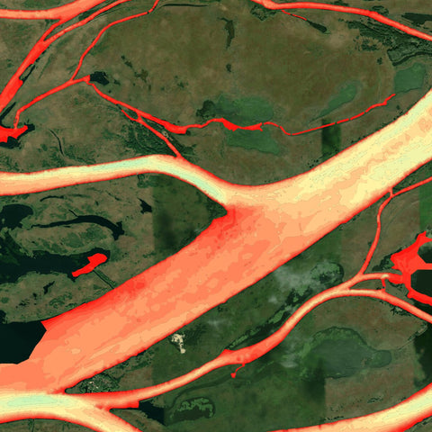 30. Річка Дніпро (м.Херсон - Дельта Дніпра). Карта глибин Preview 1