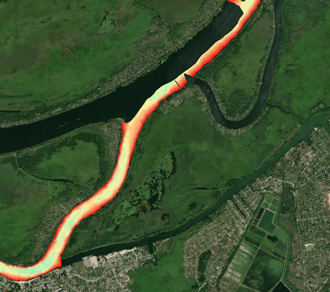 19. Річка Дніпро (м.Херсон - Дельта Дніпра). Карта глибин Preview 1