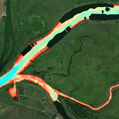 20. Річка Дніпро (м.Херсон - Дельта Дніпра). Карта глибин Preview 1