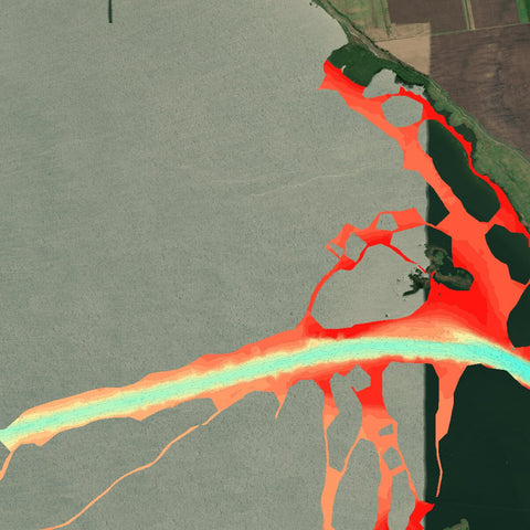 33. Річка Дніпро (м.Херсон - Дельта Дніпра). Карта глибин Preview 1