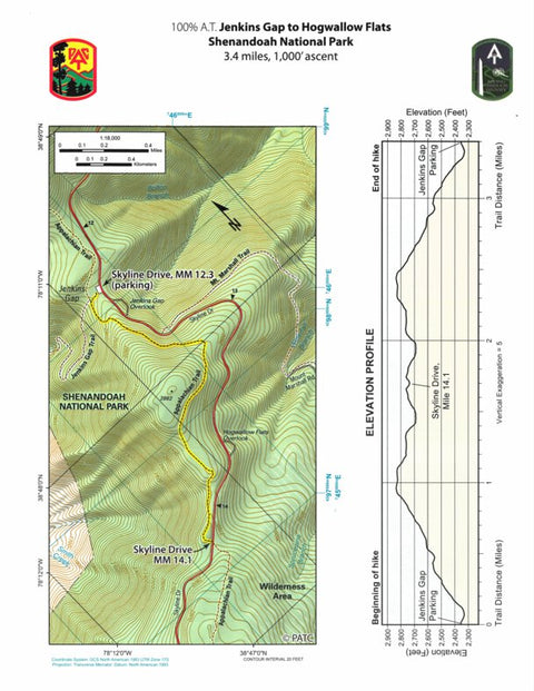 Hike 16: Jenkins Gap to Hogwallow Flats in Shenandoah National Park. Preview 1