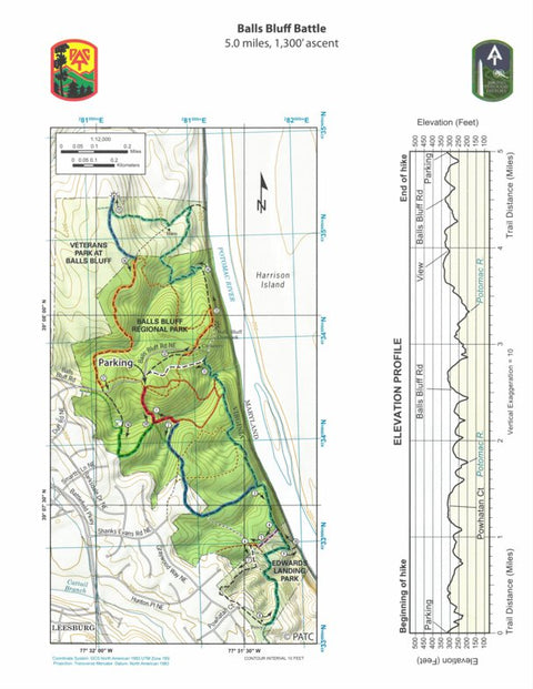 Hike 22: Civil War Battlefield at Balls Bluff Regional Park Preview 1