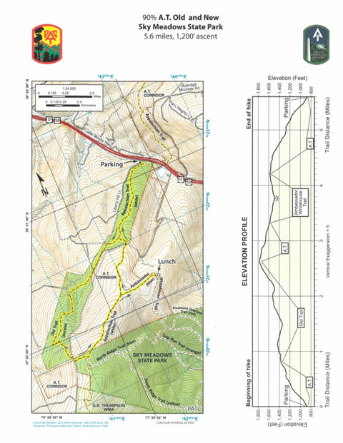 Hike 28: Appalachian Trail Old & New in Sky Meadows State Park Preview 1