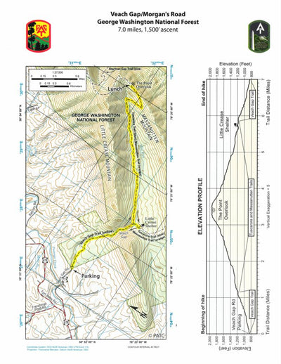 Hike 31: Veach Gap/Morgan’s Road in the George Washington & Jefferson National Forest Preview 1