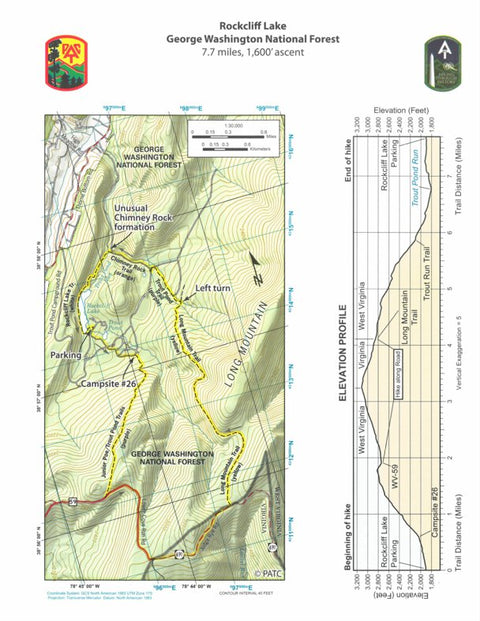 Hike 38: Rockcliff Lake in the George Washington & Jefferson National Forest Preview 1