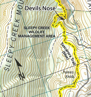 Hike 25: Devils Nose Canyon on Sleepy Creek Mountain Preview 2