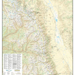 Mt.Whitney to Bishop (South Sierras), CA Trail Map Preview 1