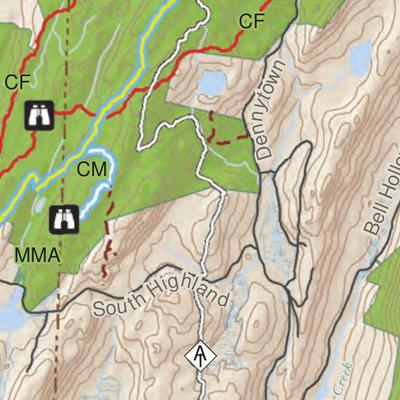 Clarence Fahnestock State Park Trail Map Preview