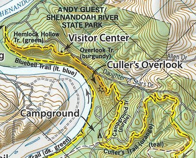 Hiking Virginia State Parks (5-Map Bundle) Preview 3