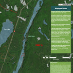 Nipigon River Pine Portage Dam Fishing Map Preview 1