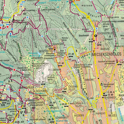 MECSEK turistatérkép / tourist map Preview 3