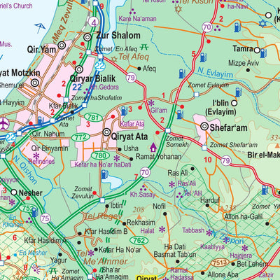 Northern Area, Israel & Palestine 1 : 225,000 - ITMB Preview 2
