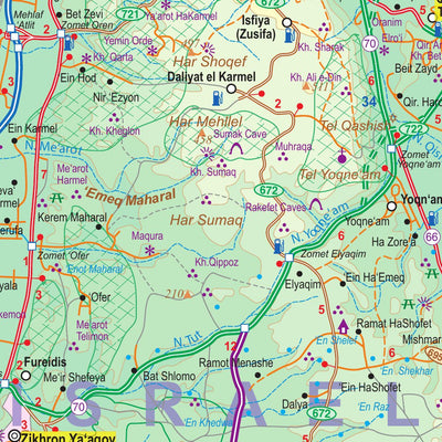 Northern Area, Israel & Palestine 1 : 225,000 - ITMB Preview 3