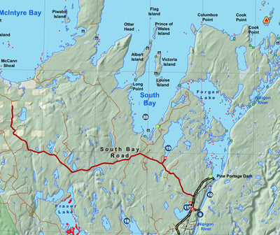 Lake Nipigon fishing map 2021 Preview 3