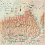 Mesa Verde National Park - NPS Map - Hike Colorado Preview 1