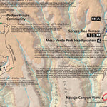 Mesa Verde National Park - NPS Map - Hike Colorado Preview 3