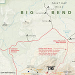 Big Bend National Park - NPS Map - Hike Texas Preview 2