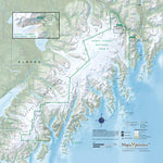 Kenai Fjords National Park - NPS Map - Hike Alaska Preview 1
